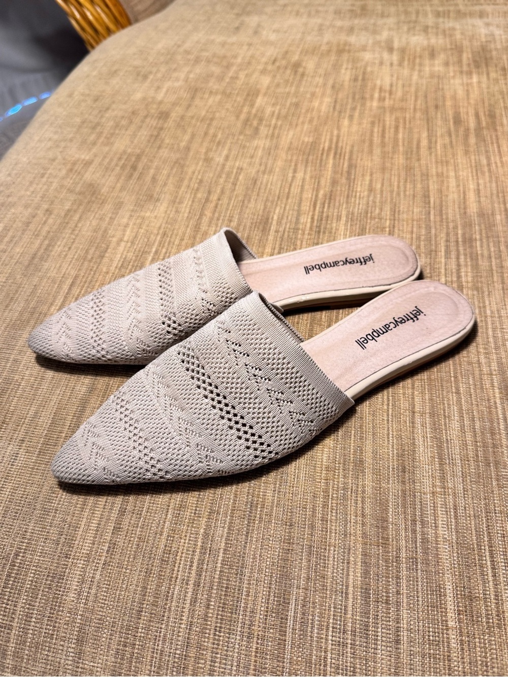 Jeffrey Campbell Knit Pointer Toe Mules